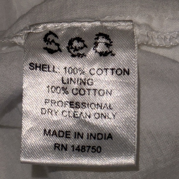 Sea New York Tiered Eyelet Smocked Mini Skirt/ Strapless Top SZ medium - Picture 10 of 10